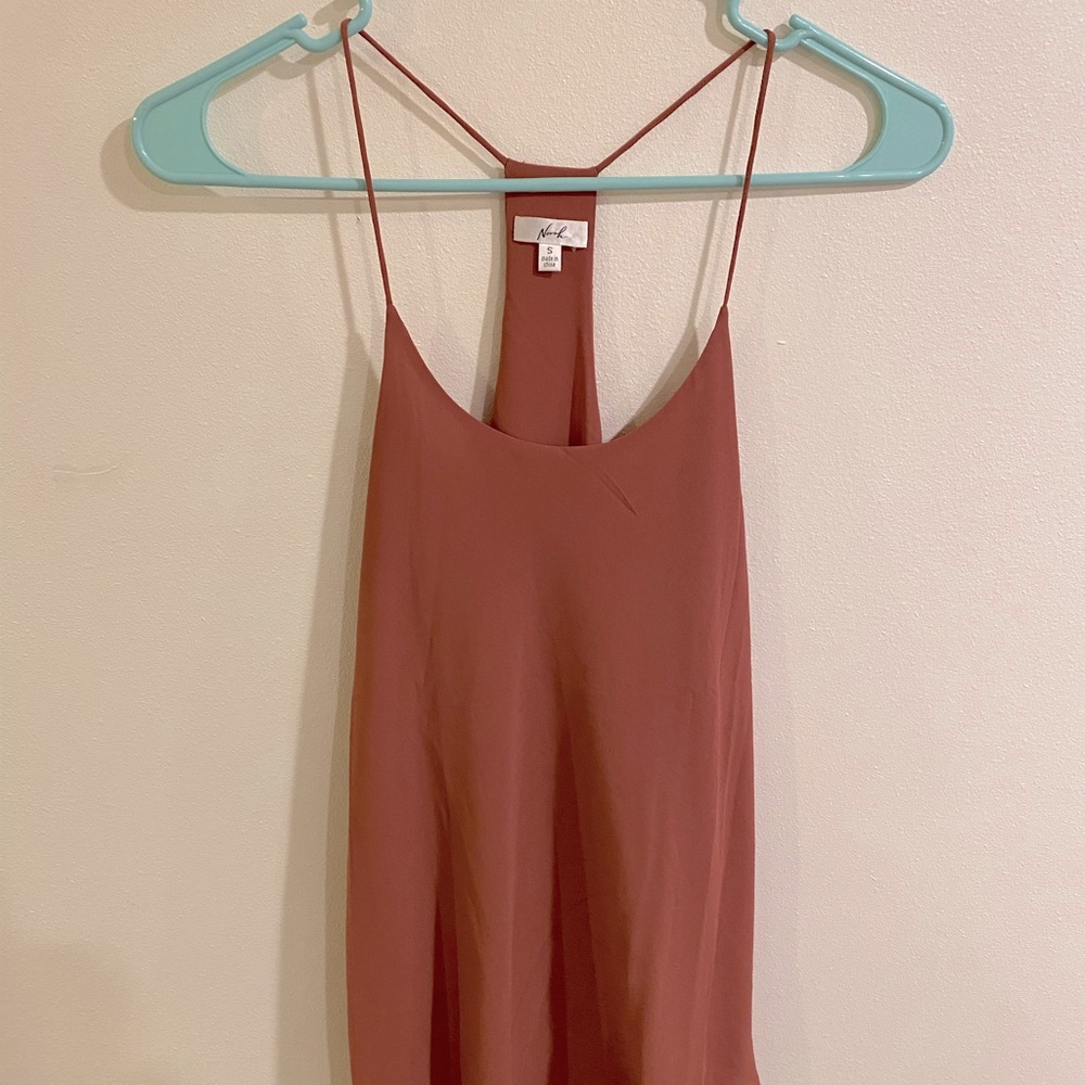 Dainty racer back tank top. Size small.